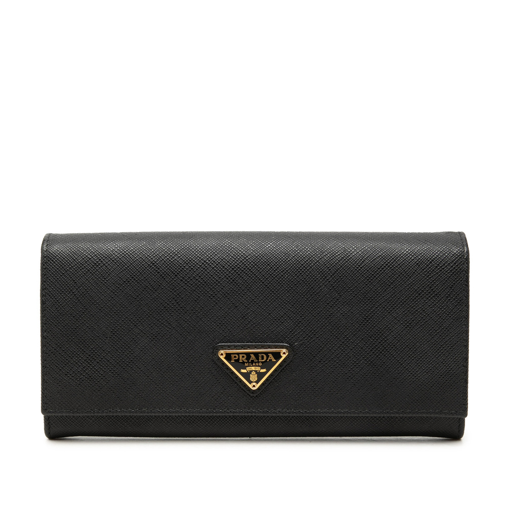 Pre-Loved Prada Saffiano Bifold Long Wallet